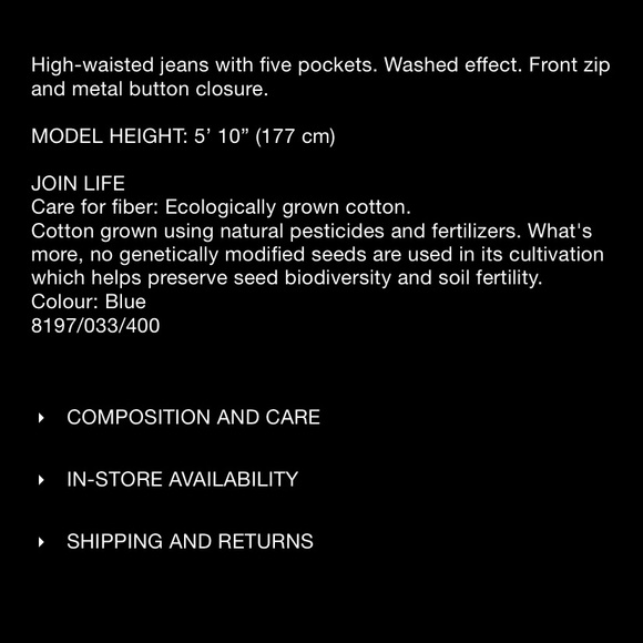 🦋 ZARA Mom Fit Jeans 🦋 - Picture 5 of 5